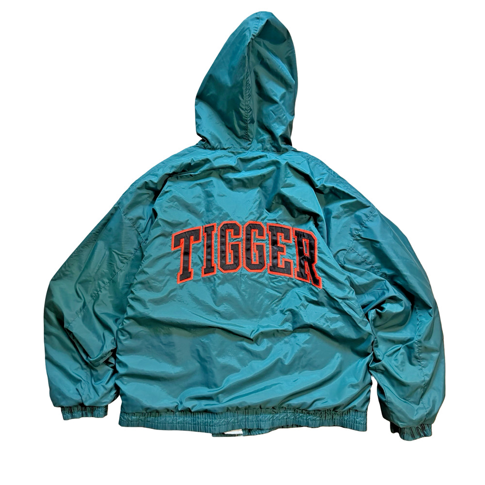 Vintage Rare 90s Disney Store Tigger Windbreaker Jacket XL Embroidered Y2K EUC